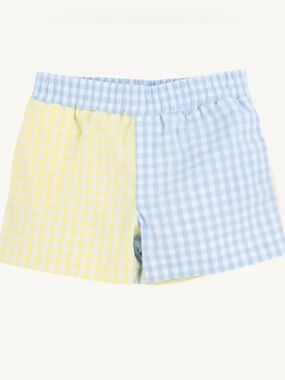 The Beaufort Bonnet Company NWOT Sheffield gingham shorts, size 5